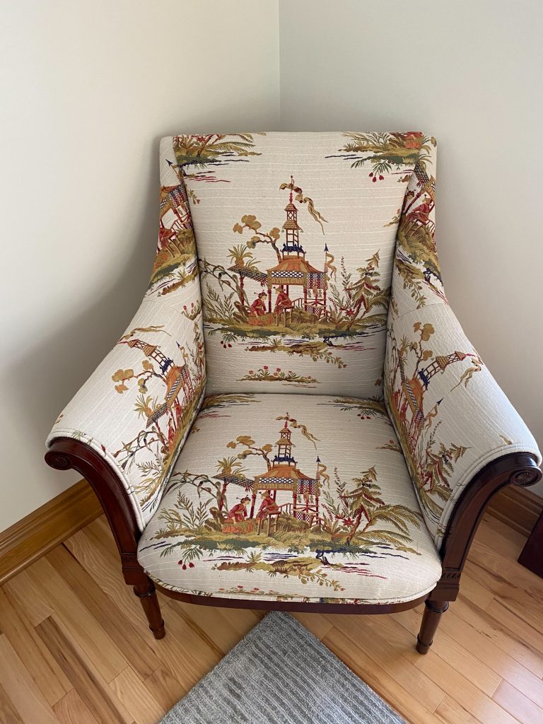 Chinoserie Fireside Chair